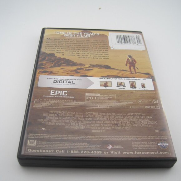 The Martian (DVD) (widescreen) (20th Century Fox) (Ridley Scott) (PG-13) (2015) - Picture 3 of 4